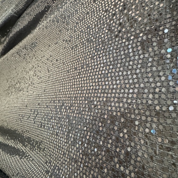 Silver Sequin Bell Sleeve Top - Picture 16 of 16